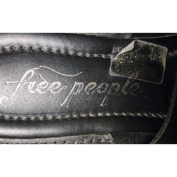 Free People Winona Wedge Black Comfort Leather Size EU 36 - Picture 8 of 9